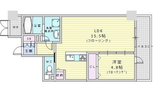 グリシーヌの物件間取画像